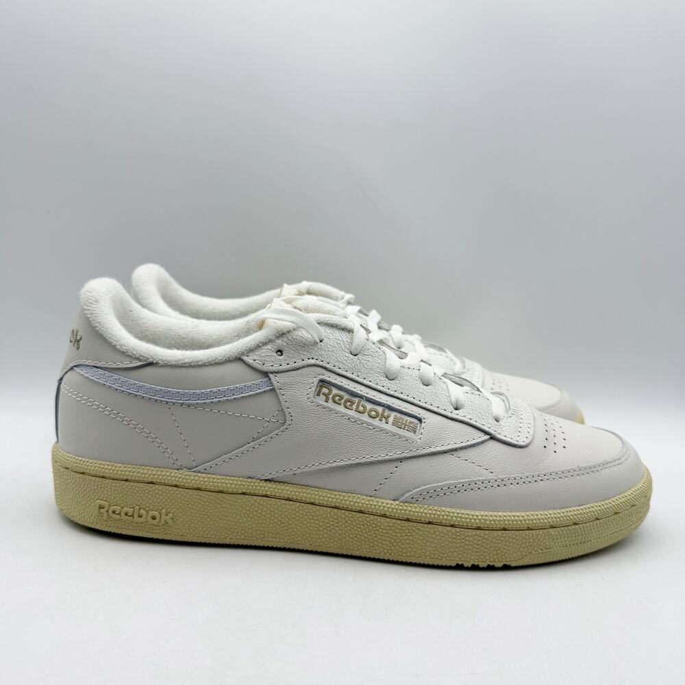 Reebok Womens Club C 85 Sneakers US Size 10 EU 41 White Chalk Leather EUC
